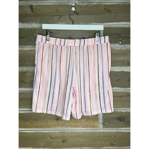 Hanro NWT sleep & lounge Trouser Short Tencel Stripe Size Large - Picture 6 of 6